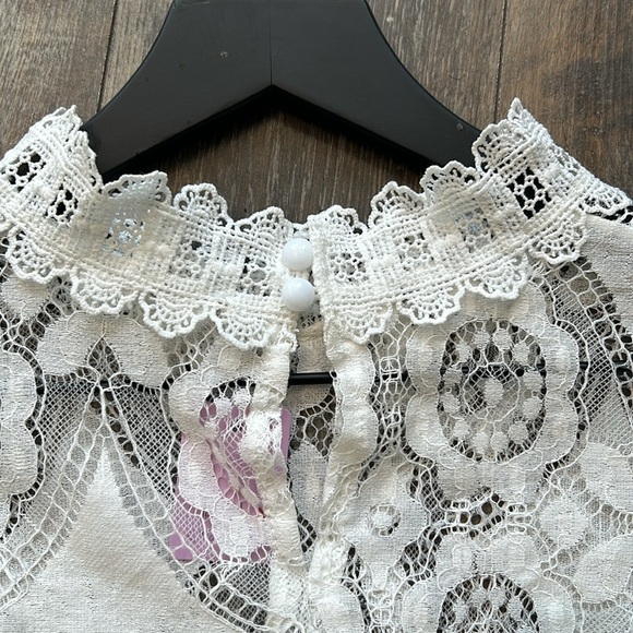 Off White Lace Top - Picture 6 of 8